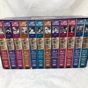 The Little Rascals Complete VHS Collection Cabin Fever Box Set – 12 Tapes – Vint